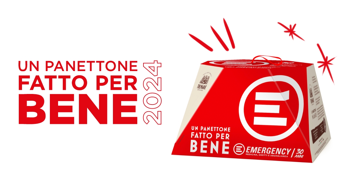 “R1PUD1A” la guerra anche a Natale: il Panettone di EMERGENCY arriva a Terni e Amelia