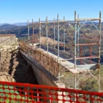 Muro Belvedere di Amelia con il paesaggio circostante.