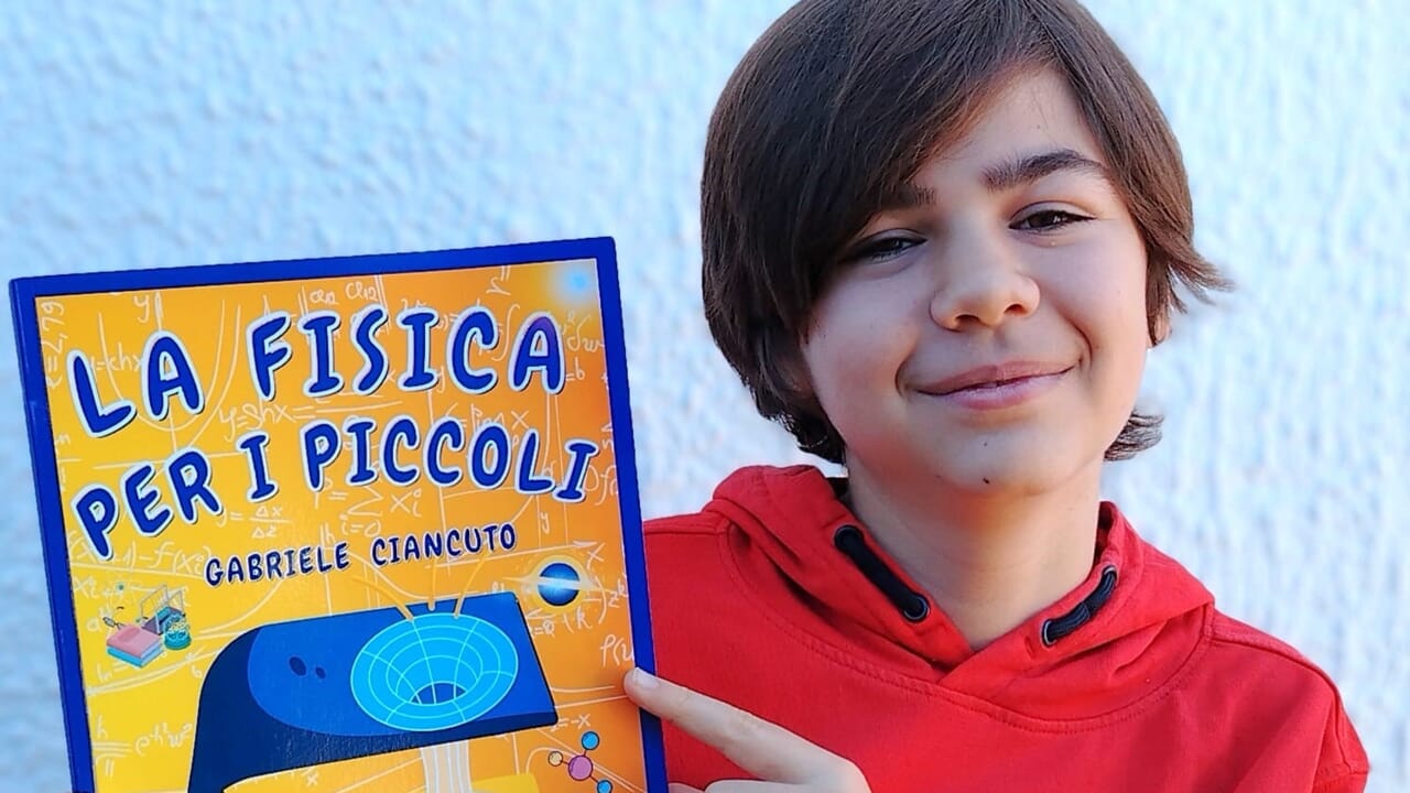 Gabriele Ciancuto, il piccolo Einstein di Amelia lancia il suo secondo libro: “La fisica per i piccoli”