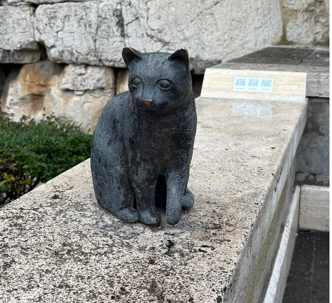 Amelia celebra Tea, la gatta leggendaria con una statua a Porta Romana